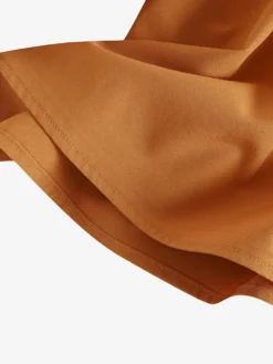 Solid Ruffle Trim Tie Front Long Sleeve Crew Neck Blouse -Zanzea Shop eacb09f2 b9e3 4536 8a2d 5faafec7672f