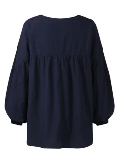 Vintage Flowers Embroidery Long Sleeve Plus Size Blouse -Zanzea Shop eb4de1bf bb7b 47c4 bc5a 92d432976897