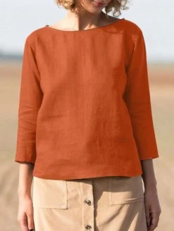 Solid Long Sleeve Casual Crew Neck Blouse For Women 22 Solid Long Sleeve Casual Crew Neck Blouse For Women -Zanzea Shop f46b1d33 8c8d 42b6 a4af d2f48113409e