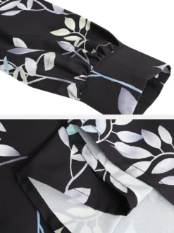 Leaves Print O-neck Long Sleeve Casual Muslim Dress For Women -Zanzea Shop f5ba2385 3187 4cb5 8d72 e34ab1bcaadb