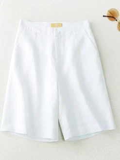 Solid Pocket Button Casual Loose Shorts -Zanzea Shop f689c5bd 93c5 47fd 8a2e 812d89a2d2b1