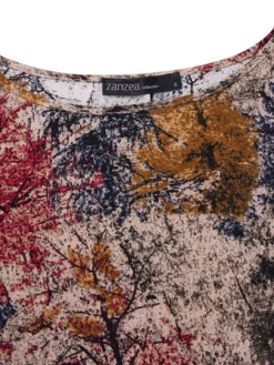 Printed O-neck Side Pockets Cotton 3/4 Sleeve Long Dress -Zanzea Shop f73d8dfc 6616 43b4 9b72 43f7bf894e7c