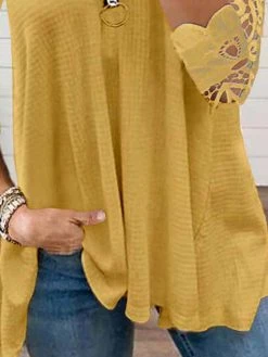 Women Cotton Zip Design Cold Shoulder Lace Sleeve T-Shirt 7 Women Cotton Zip Design Cold Shoulder Lace Sleeve T-Shirt -Zanzea Shop f838a8fe 0c65 400c 96cb df7f8385364d