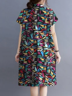 Cottagecore Letter Plaid Print Pocket Button Cotton Lapel Midi Dress -Zanzea Shop fbe614eb 85aa 4a66 a476 2ea54eb39055