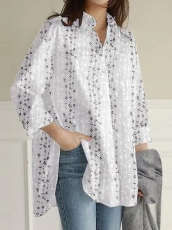 Women Floral Print Lapel High-Low Hem Long Sleeve Shirt 11 Women Floral Print Lapel High-Low Hem Long Sleeve Shirt -Zanzea Shop fecb05b3 e0c3 4357 8ffb 4f11b2136f2e